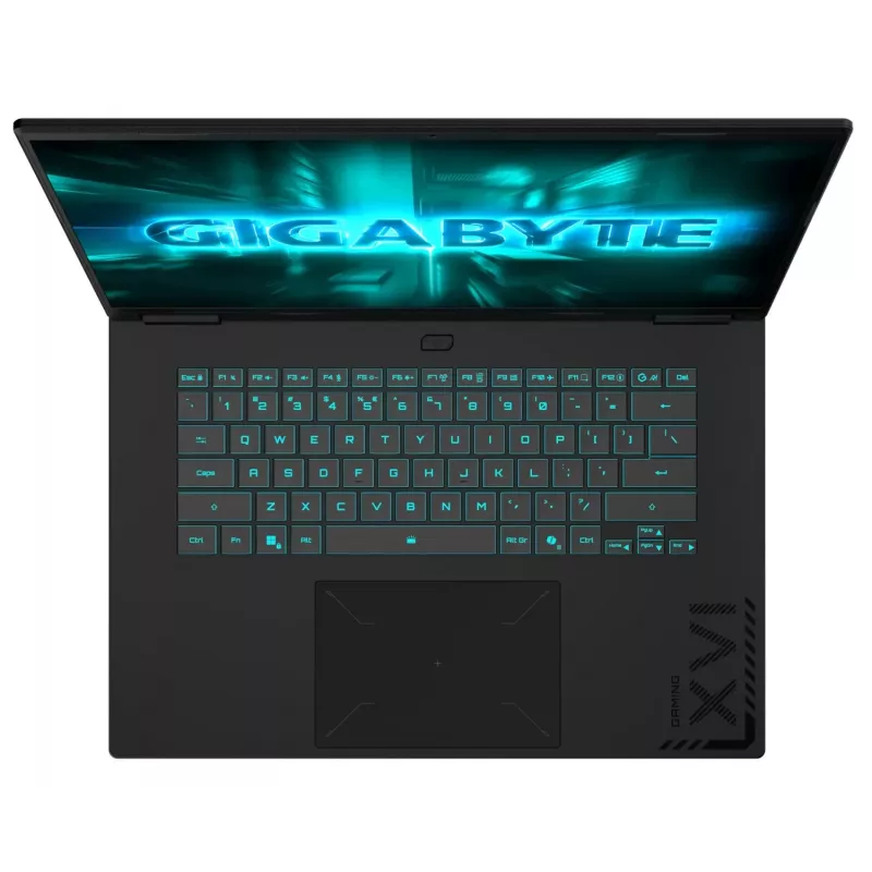 Gigabyte A16 nešiojamas žaidimų kompiuteris - AMD Ryzen 7 260, 64 GB DDR5, 1 TB SSD, RTX 5060, 16 colių QHD+ 165 Hz, Windows 11 Home