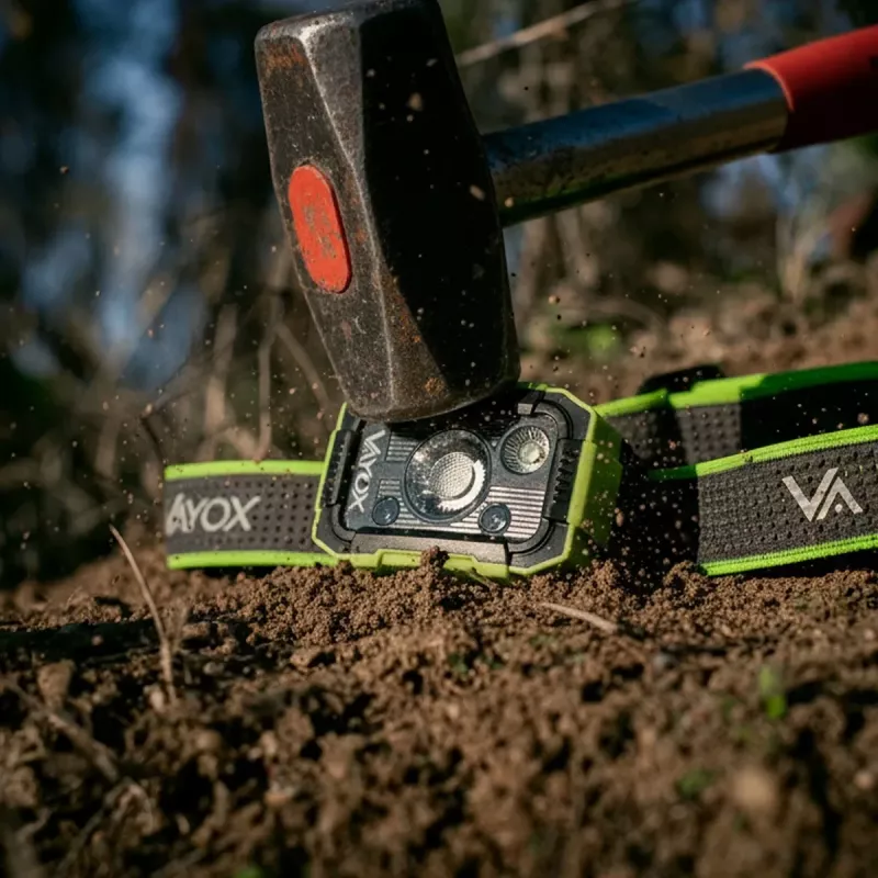 VAYOX DUAL HAMMER 500lm Pro Series įkraunamas priekinis žibintas VA0415