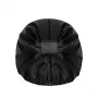 GLOV Satin Hair Bonnet for Curly and Styled Hair - Anti-Frizz, Reduces Friction, Prevents Breakage - Black