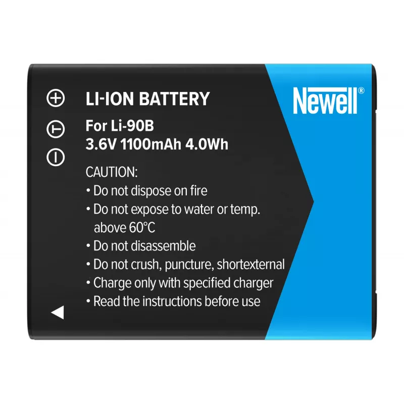 Newell N-BAT-LI-90B ličio jonų akumuliatorius, skirtas Olympus LI-90B