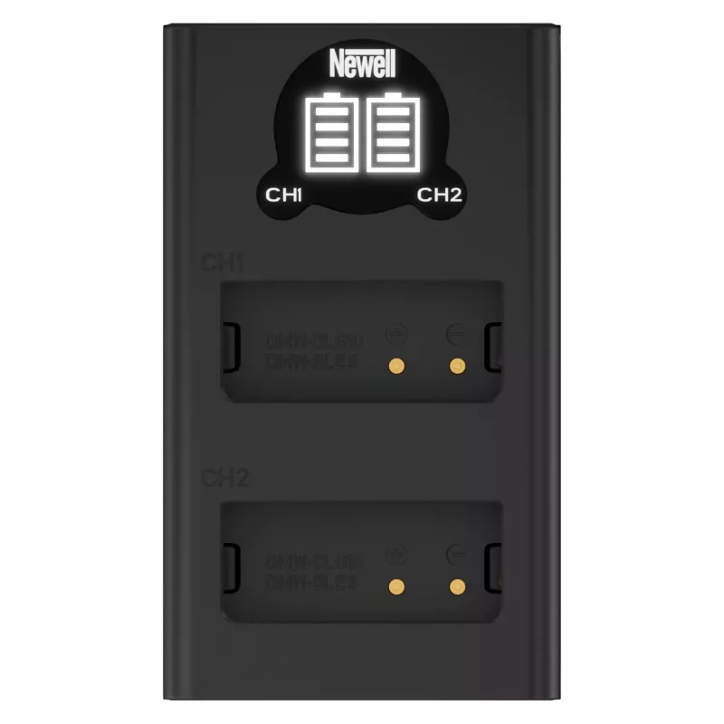 Newell Dual-Channel DL-USB-C įkroviklis DMW-BLG10 baterijoms, skirtas Panasonic