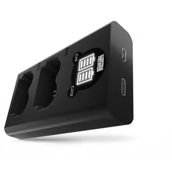 Newell Dual-Channel DL-USB-C Įkroviklis, skirtas Fujifilm NP-W235 baterijoms