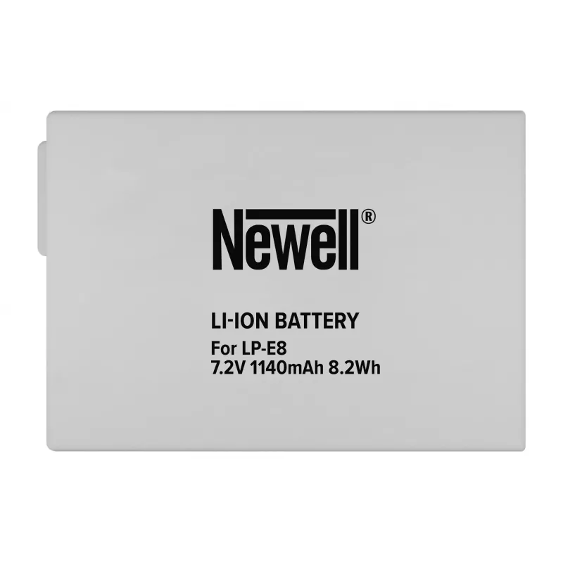 Newell Replacement Battery for Canon LP-E8 (1120mAh, 7.4V, Li-ion)