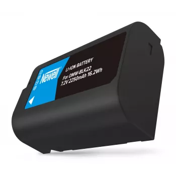 Newell atsarginė baterija DMW-BLK22, skirta Panasonic Lumix fotoaparatams, 2200mAh, 7.2V, Li-ion, juoda