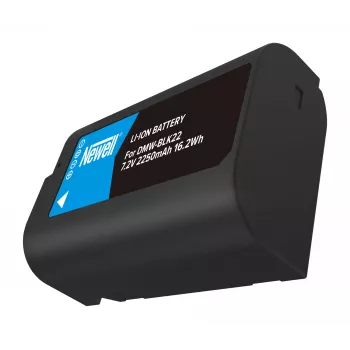 Newell atsarginė baterija DMW-BLK22, skirta Panasonic Lumix fotoaparatams, 2200mAh, 7.2V, Li-ion, juoda