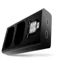 Newell Dual-Channel USB-C Charger DL-USB-C for Panasonic DMW-BLK22 Battery Black