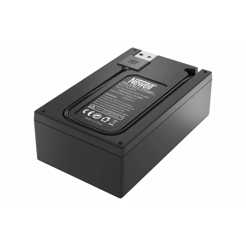 Newell Dual-Channel FDL-USB-C Įkroviklis, skirtas Canon LP-E12 akumuliatoriams