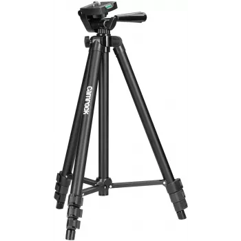 Camrock TA30 Tripod su 3 krypčių pasukimo / pakreipimo galvute – juoda