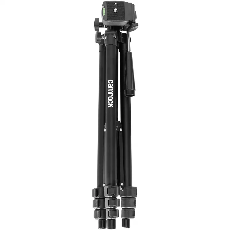 Camrock TA30 Tripod su 3 krypčių pasukimo / pakreipimo galvute – juoda