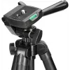 Camrock TA30 Tripod su 3 krypčių pasukimo / pakreipimo galvute – juoda
