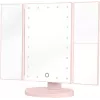 Humanas HS-ML04 LED Makeup Mirror with Illumination - Pink