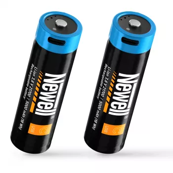 Newell 21700 USB-C 5000 mAh Įkraunama Ličio jonų Baterija (2 vnt., Blisteris)