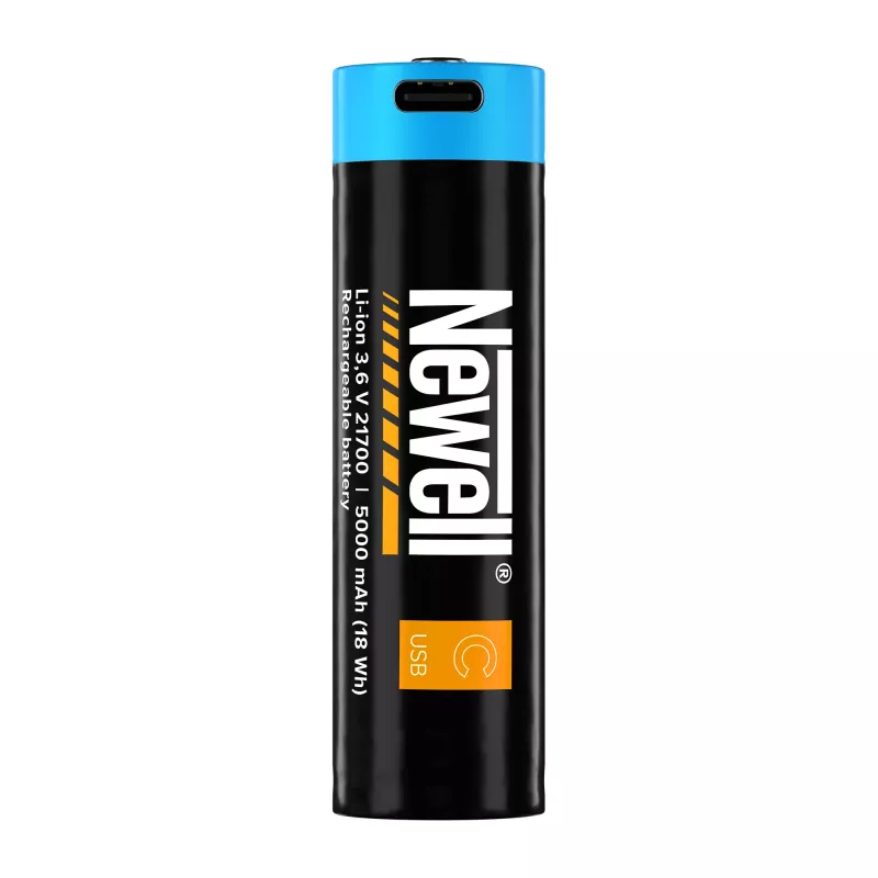 Newell 21700 USB-C 5000 mAh Įkraunama Ličio jonų Baterija (2 vnt., Blisteris)