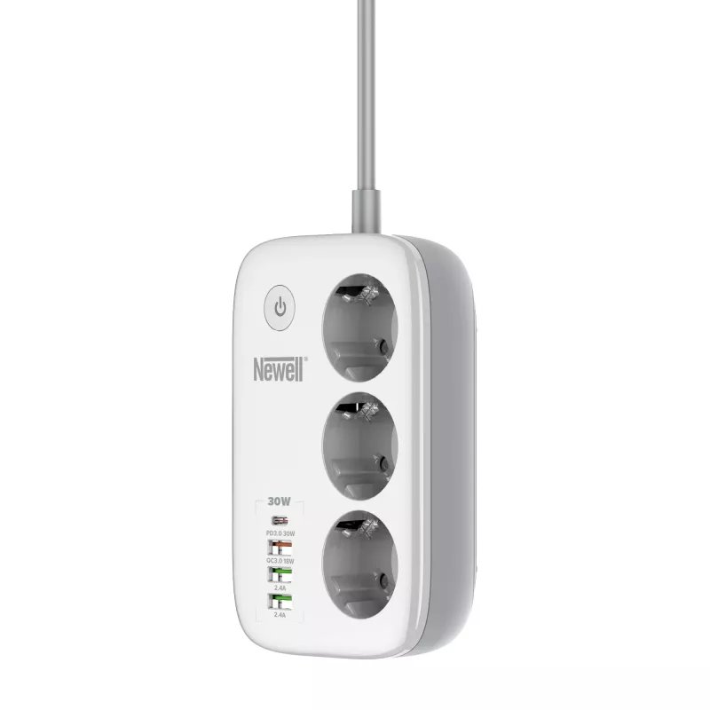 Newell Power Office WiFi PD 30W Power Strip