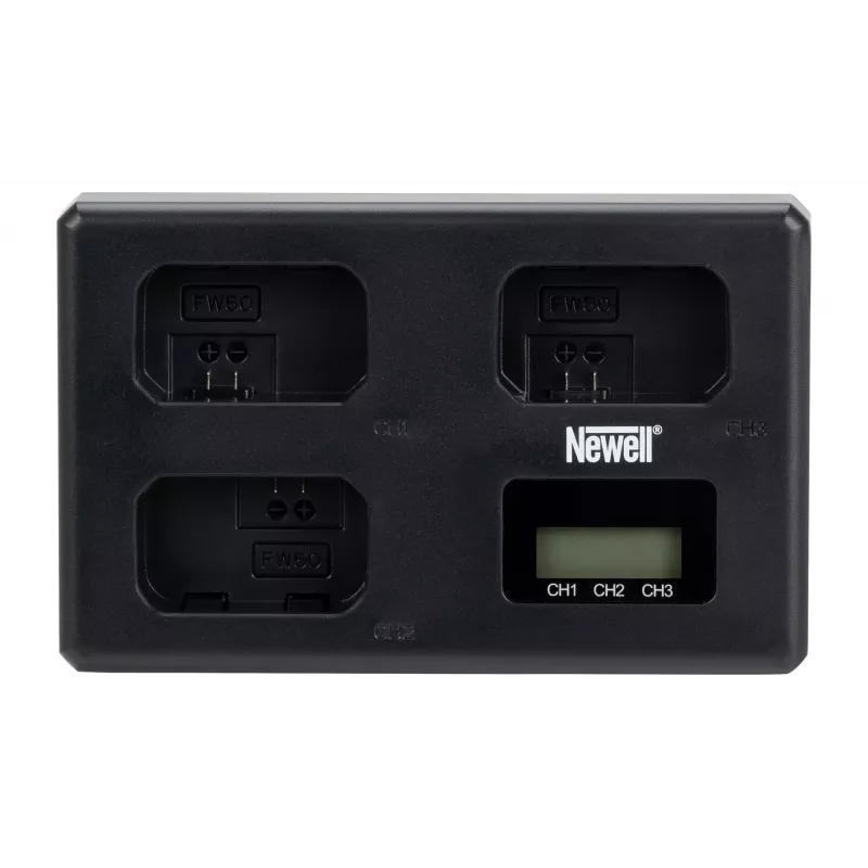 Newell TT-USB-C Triple-Channel Charger, skirtas Sony NP-FW50 baterijoms