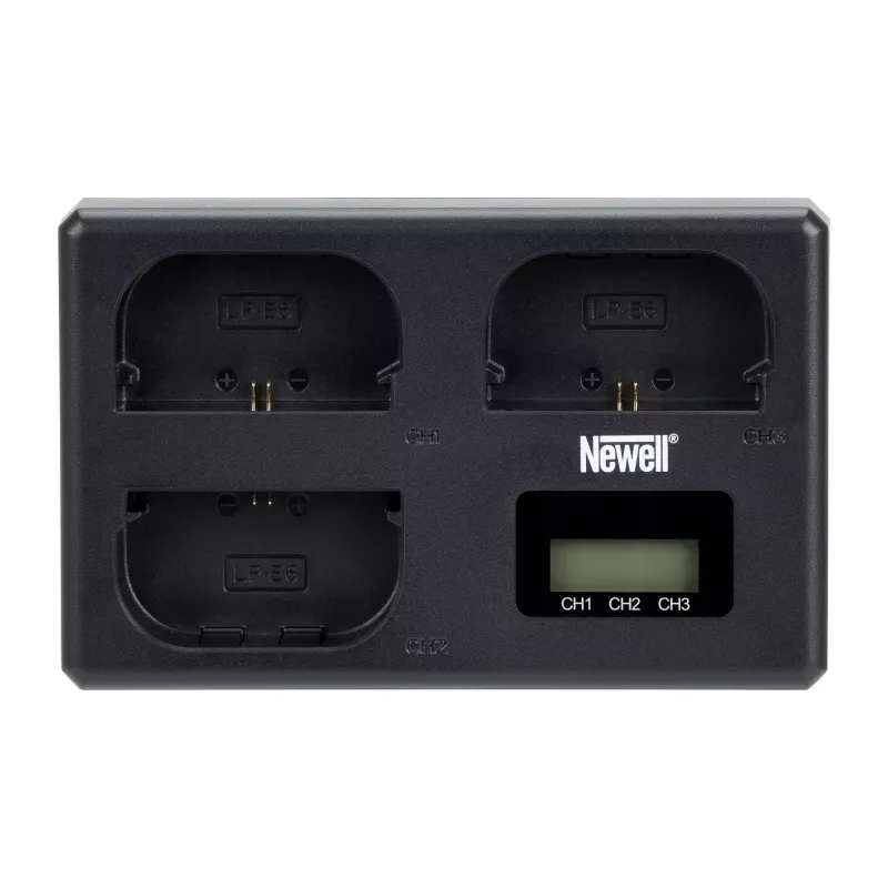 Newell TT-USB-C Triple Channel Charger, skirtas Canon LP-E6 baterijoms