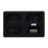 Newell TT-USB-C Triple-Channel Charger Nikon EN-EL15 baterijoms
