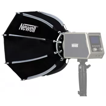 Newell 30 cm Octagonal Softbox su Mini Bowens (FM) laikikliu