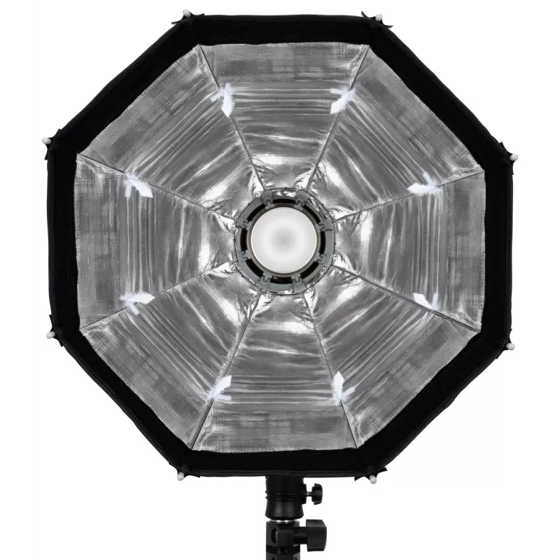 Newell 30 cm Octagonal Softbox su Mini Bowens (FM) laikikliu