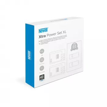 Newell DL-USB-C dviejų kanalų įkroviklio rinkinys su 2x NP-F570 baterijomis, skirtas Sony