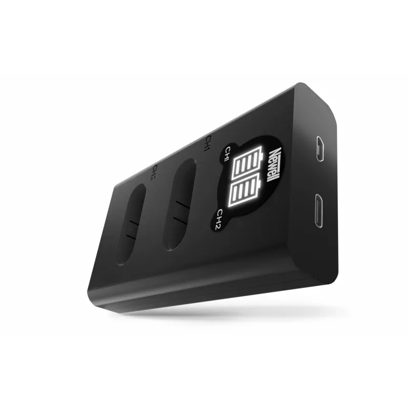 Newell DL-USB-C Dvigubo kanalo įkroviklis su 2 NP-BX1 baterijomis Sony