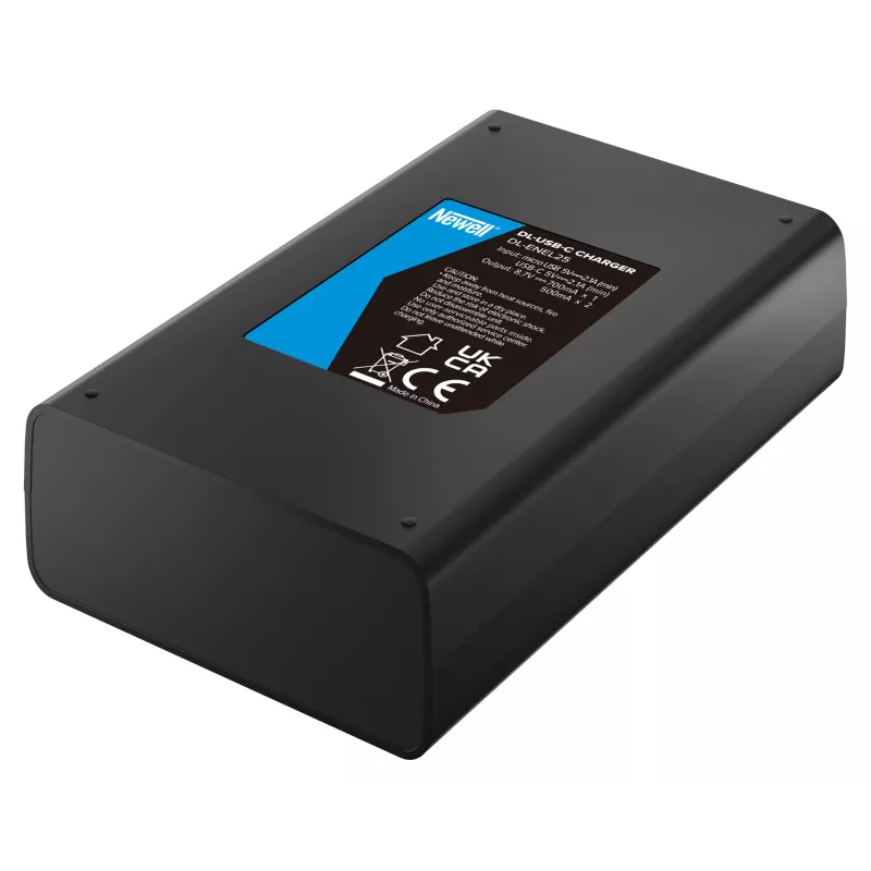 Newell DL-USB-C dviejų kanalų baterijų įkroviklis, skirtas Nikon EN-EL25