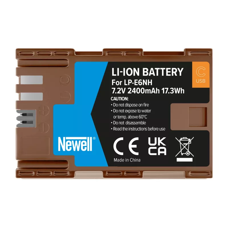 Newell Replacement Battery LP-E6NH USB-C for Canon