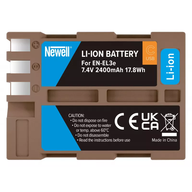 Newell Replacement Battery EN-EL3E USB-C for Nikon