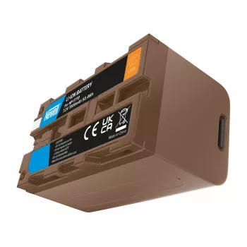 Newell NP-F770 Replacement Battery with USB-C, skirta Sony