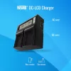 Newell DC-LCD dviejų kanalų įkroviklis, skirtas Panasonic DMW-BLK22 akumuliatoriams