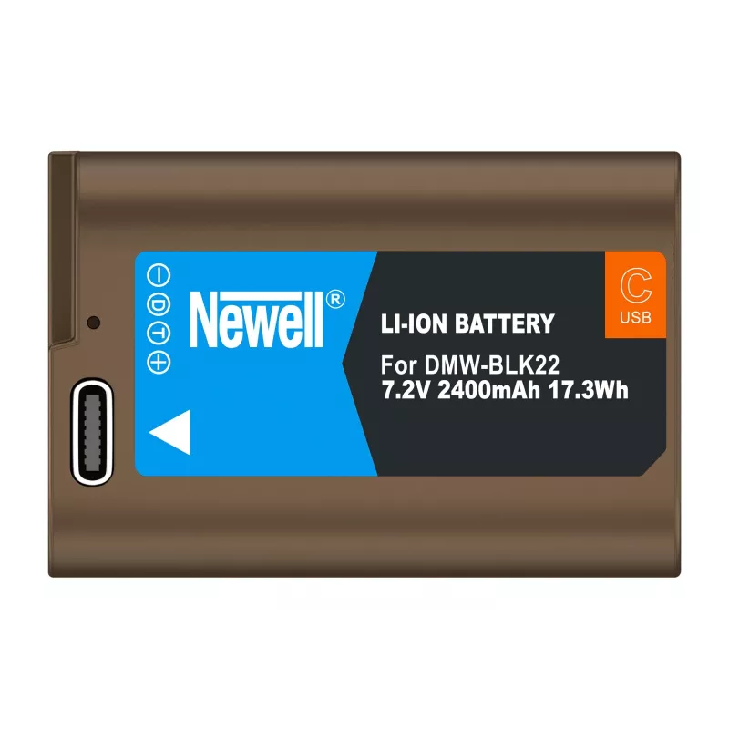 Newell Keičiamoji Baterija DMW-BLK22 USB-C, Skirta Panasonic