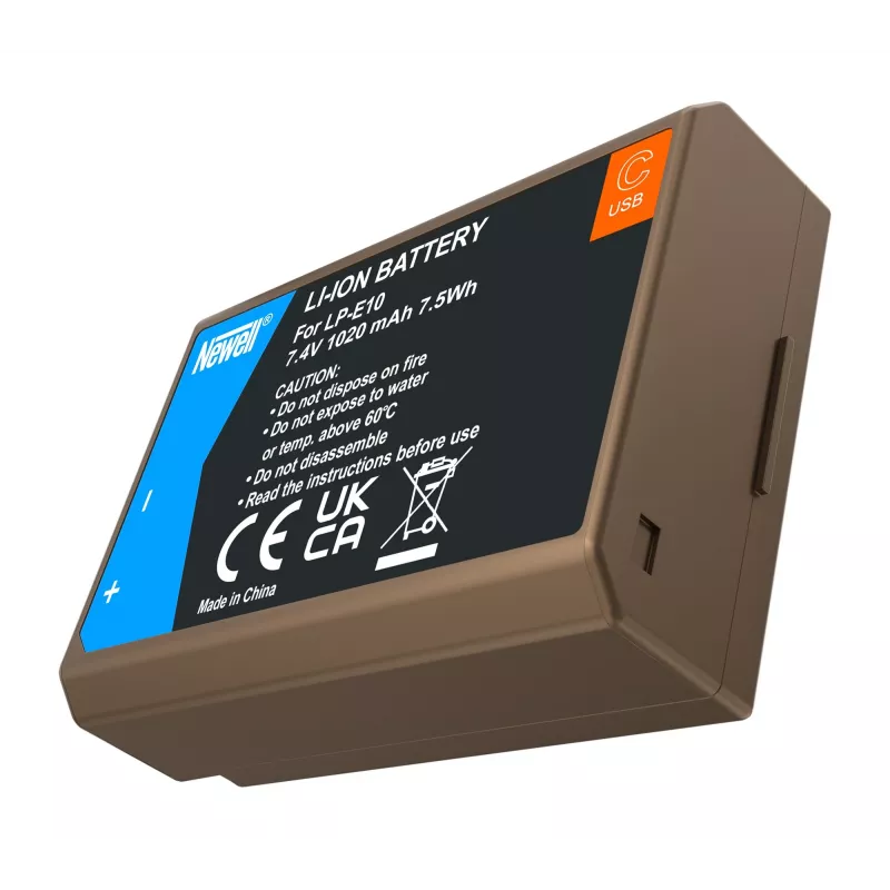 Newell Replacement Battery LP-E10 USB-C for Canon