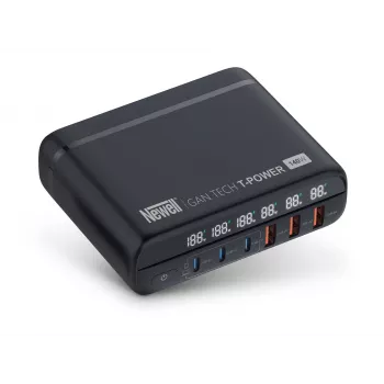 Newell GaN Tech T-Power 140 W tinklo įkroviklis su adapterių rinkiniu