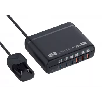 Newell GaN Tech T-Power 140 W tinklo įkroviklis su adapterių rinkiniu