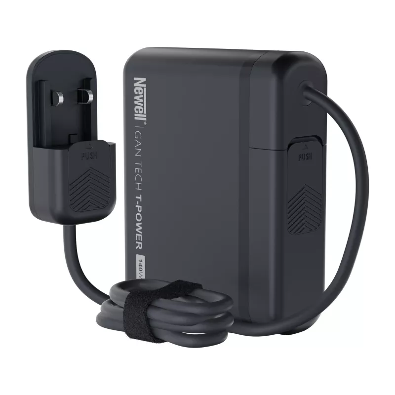 Newell GaN Tech T-Power 140 W tinklo įkroviklis su adapterių rinkiniu