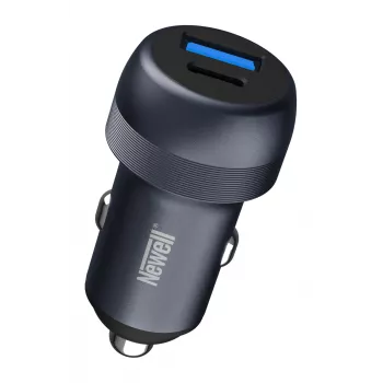 Newell CC-001 PD 89W automobilinis kroviklis su USB-C PD 65W ir USB-A QC 3.0, juodas