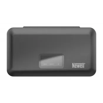 Newell LCD-PB-SD dviejų kanalų baterijų įkroviklis, skirtas Canon LP-E10