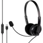 MOZOS MTX1091ECO Wired On-Ear Headset with Microphone USB-A