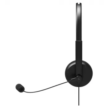 MOZOS MTX1091ECO Wired On-Ear Headset with Microphone USB-A