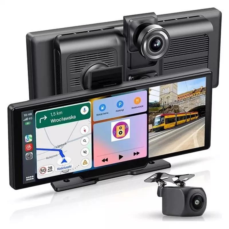 Tracer CR-PLAY 10.2 belaidis CarPlay / Android Auto imtuvas su 10.2 inch IPS jutikliniu ekranu