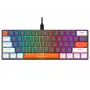 Tracer GameZone Claws 61 Wired Mechanical Gaming Keyboard, 60% Layout, Blue Switches, RGB Backlight, Grey