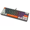 Tracer GameZone Claws 61 Wired Mechanical Gaming Keyboard, 60% Layout, Blue Switches, RGB Backlight, Grey