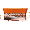 NEO TOOLS Veržliarakčių komplektas 3/4 colio, 21 dalis