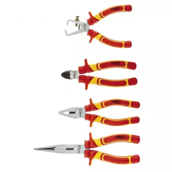 NEO TOOLS 1000V izoliuotų replių rinkinys, 4 vnt.