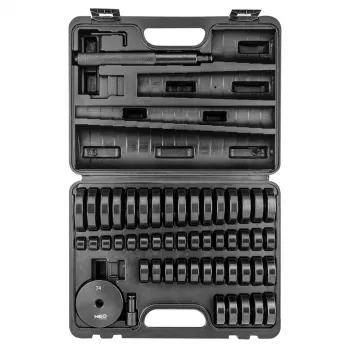 NEO TOOLS Rinkinys guolių, tarpiklių ir guminių tvirtinimo detalių montavimui - 51 vnt.