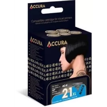 ACCURA rašalo kasetė HP Nr. 21 XL (C9351CE) Suderinama Juoda Didelės Talpos