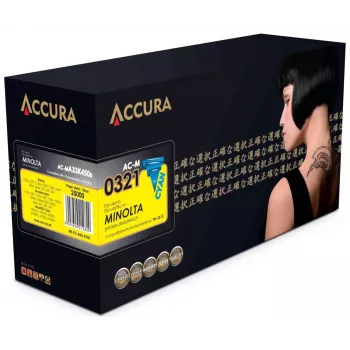 ACCURA Suderinamas Tonerio Kasetė Ciano (TN-321C Pakaitalas), skirta Konica Minolta bizhub C224/C284/C364/C224e/C284e/C364e