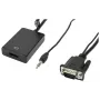 Accura VGA + Minijack to HDMI 0.2m Video & Audio Converter