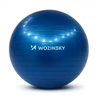 Wozinsky WGB65BL mankštos kamuolys 65 cm – mėlynas