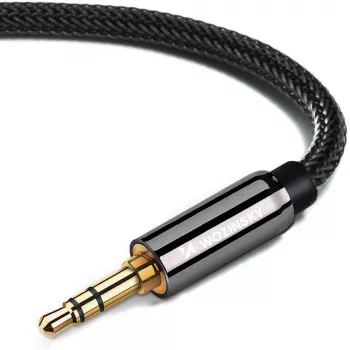 Wozinsky Angled AUX Cable (Male-Male) Mini Jack 2 m Black